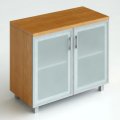 Шкаф закрытый для док-ов (дверь-стекло) 900x420x750 / 227