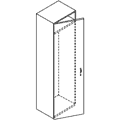 Гардероб  средний, высокий; левый 55.2x44.5x204.2 / ди-032