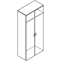 Гардероб  широкий 90.4x44.5x204.2 / ди-033