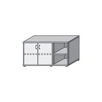 Шкаф 133x46x75 / Исп.05