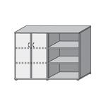 Шкаф 175x46x136 / Исп.21