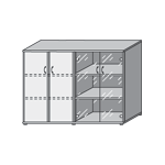 Шкаф 175x46x136 / Исп.22