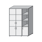Шкаф 133x46x203 / Исп.48