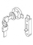 Замок для двустворчатого шкафа с фиксатором -x-x- / 400693