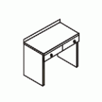Стол рабочий туалетный / ГР 610 ББ