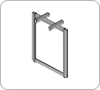 Опора сборная глухая 600x707x205 / CL071S060