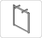 Опора сборная глухая 700x707x205 / CL071S070