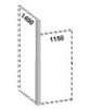 Соединительный элемент на 2 стороны 25x25x1400 / P245A