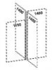 Соединительный элемент на 4 стороны 25x25x1400 / Р45444