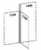 Соединительный элемент на 3 стороны 25x25x1400 / Р3455