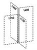 Соединительный элемент на 4 стороны 25x25x1400 / Р45445