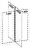 Соединительный элемент на 4 стороны 25x25x1650 / Р44646