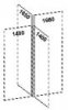 Соединительный элемент на 4 стороны 25x25x1650 / Р44664