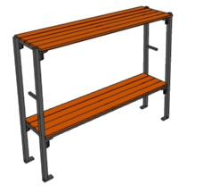 2.1 Нары двухярусные односторонние / тип VII