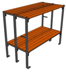 2.2 Нары двухярусные двухсторонние / тип VII