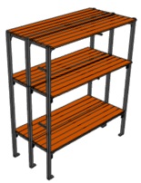 3.2 Нары трехярусные двухсторонние / тип VII