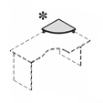 Подставка под монитор 500x500x100 / А-40