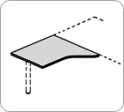 Расширитель столов Г-образныйлевый 800x260x25 / BuER8090(R)
