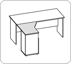 Расширитель левый 800x650x22 / FaER8165(L)