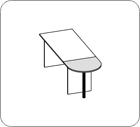 Расширитель столов 700x600x750 / FaKT706