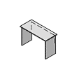 Стол приставной 1000x450x670 / Б-6