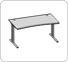 Стол письменный на опорах L39-2 1400x800x750 / FXT1480T39