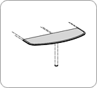 Соединитель столов 1634x600x24 / FKT1634