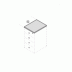 Топ к тумбе 400x500x25 / ОС-22