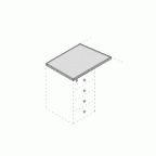 Топ к тумбе 674x500x25 / ОС-25 L