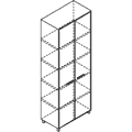 Шкаф высокий дверцы из ДСП, без замка 786x420x2126 / фр-340