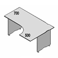 Cтол интегральный* 1600x1100x750 / C-16.1 R