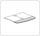 Соединитель для столов с кронштейнами С09-2 и GE07-2, 1234x400x25 / GF209