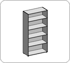 Шкаф высокий 800x430x1950 / C5C80