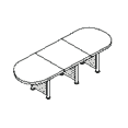 Стол переговорный 300x120x72 / CL701