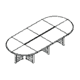 Стол переговоров 375x175x72 / CL702