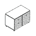 Тумба сервисная 79x56x60 / CL401