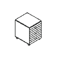 Тумба мобильная 39.6x56x60 / CL200