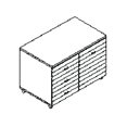 Тумба сервисная 79x56x60 / CL402