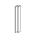 Боковые панели 2шт 47x2x164.6 / DXC3