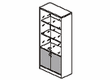 CANNES/PERTH Шкаф д/бумаг H196 885x420x1960 / CANNES 2003